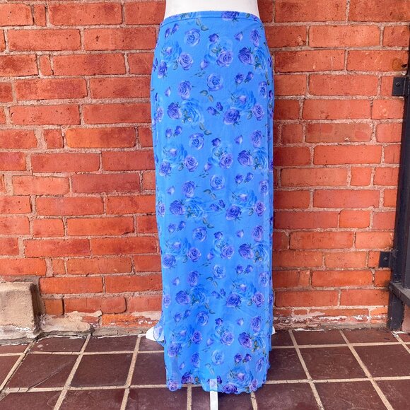 Y2K mesh maxi skirt - Picture 1 of 9